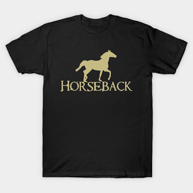 Horseback T-Shirt by letnothingstopyou